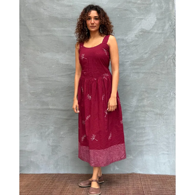 Chidiyaa Soil River song printed Cotton Dress