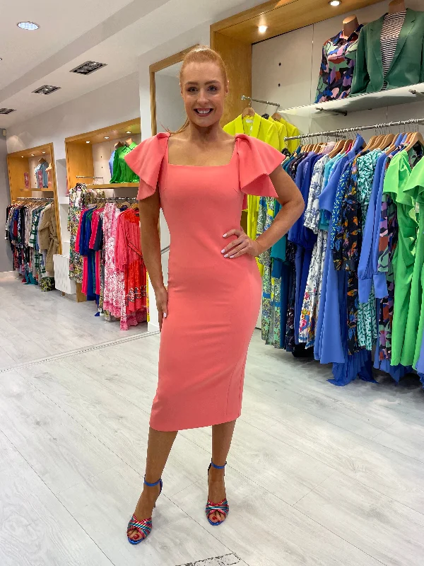 Carla Ruiz Coral Elegance Dress