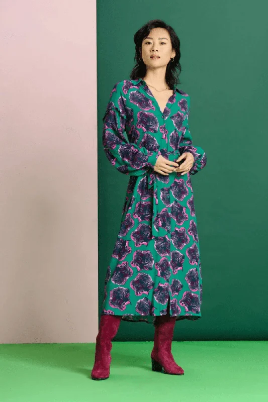 DRESS FLOWER POP PINK