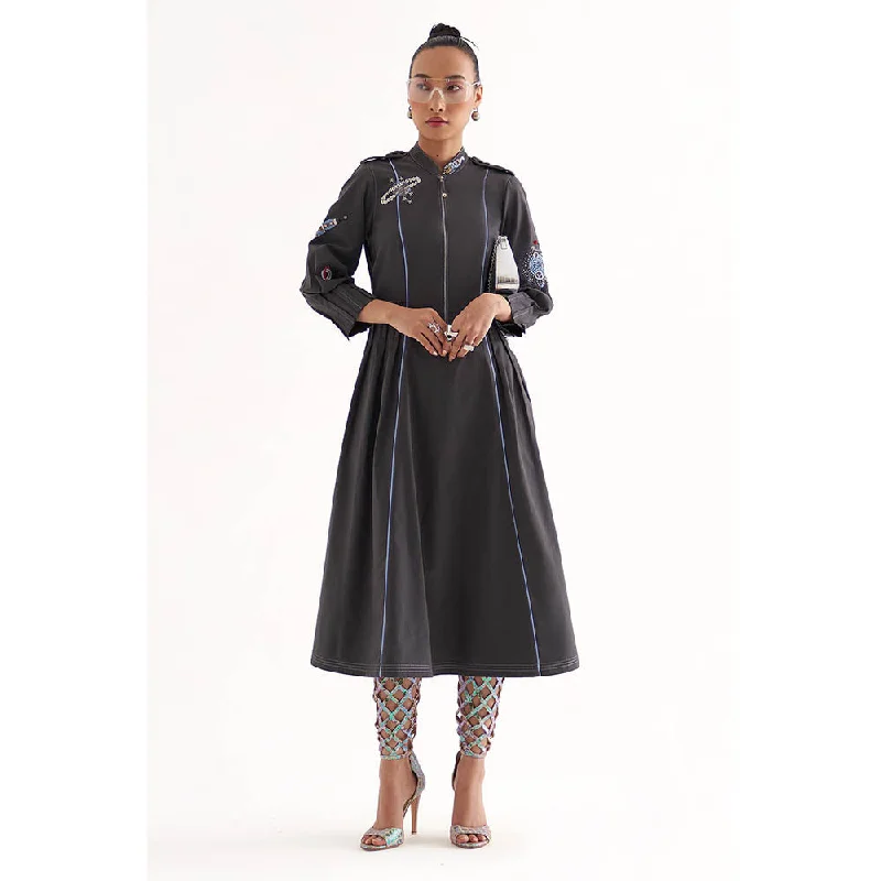Our Love Grey Astro Dress