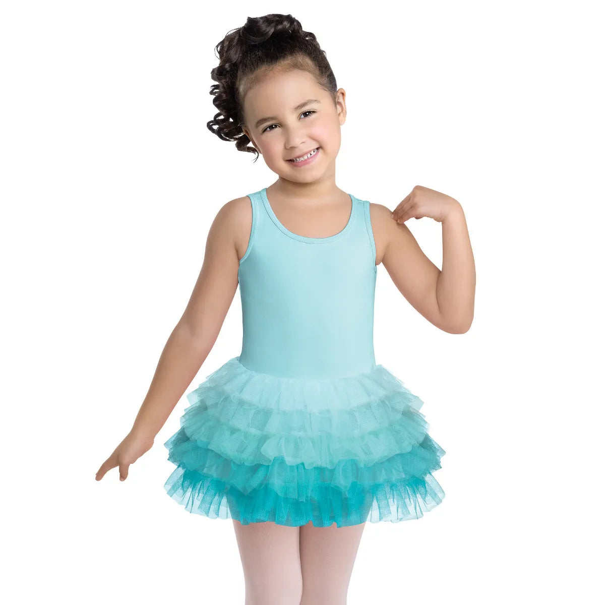 1st Position Tank Ruffle Dress