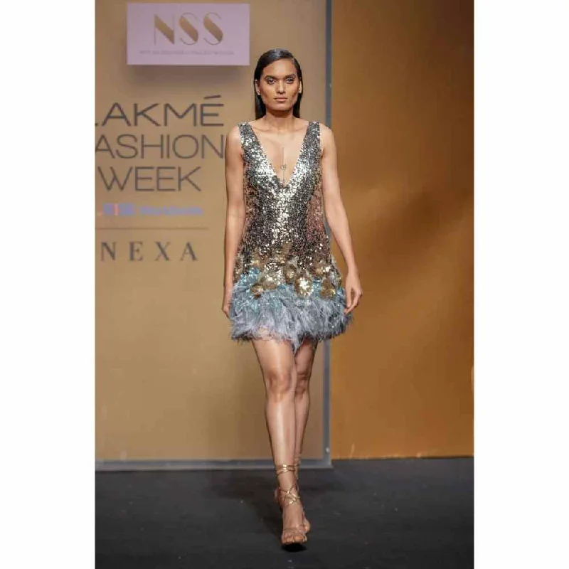 Not So Serious by Pallavi Mohan Amore Deep Plunging Dress