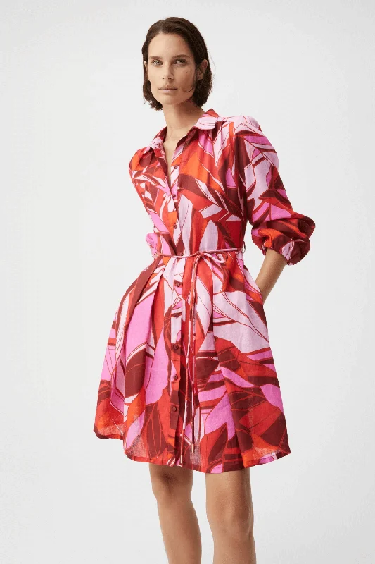 ROSITA LINEN DRESS PRINT