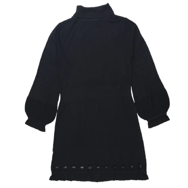 Bella Freud Black Old Skool Knit Dress