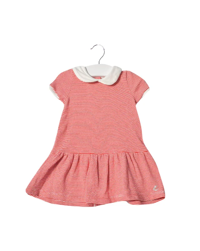 Petit Bateau Short Sleeve Stripes Dress 6M