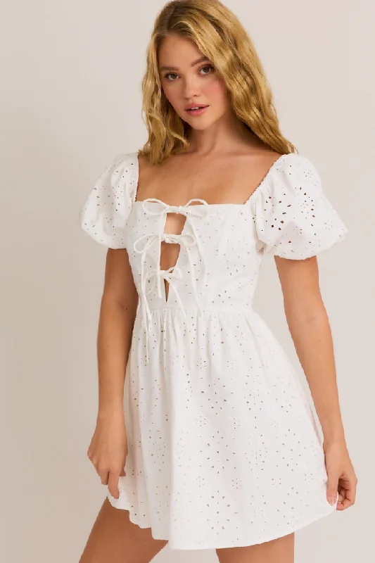 Toast To Us Dress - White
