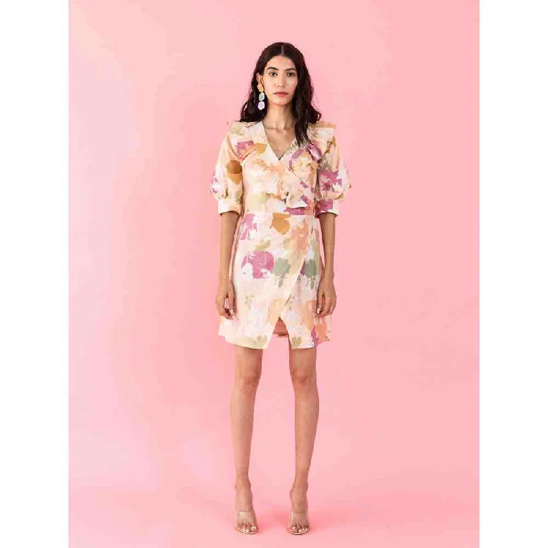 AROOP SHOP INDIA Rylee Peach Dress