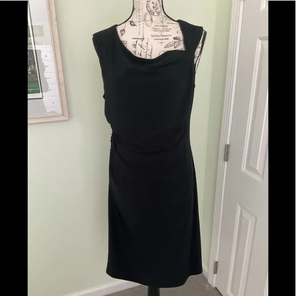 Ronni Nicole black dress