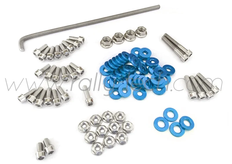 ENGINE BAY DRESS UP BOLT KIT - HONDA K20 - BLUE