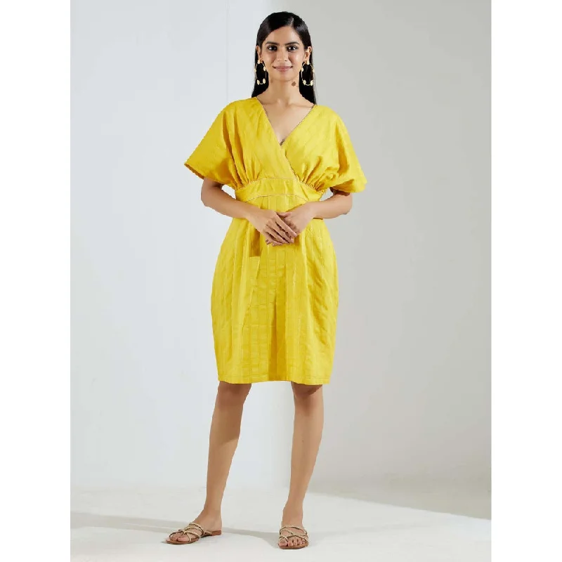 The Indian Cause Yellow Sham Dress