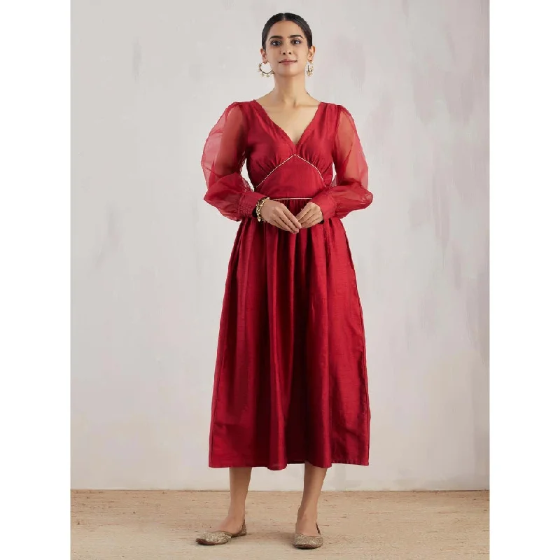 The Indian Cause Red Electra Dress