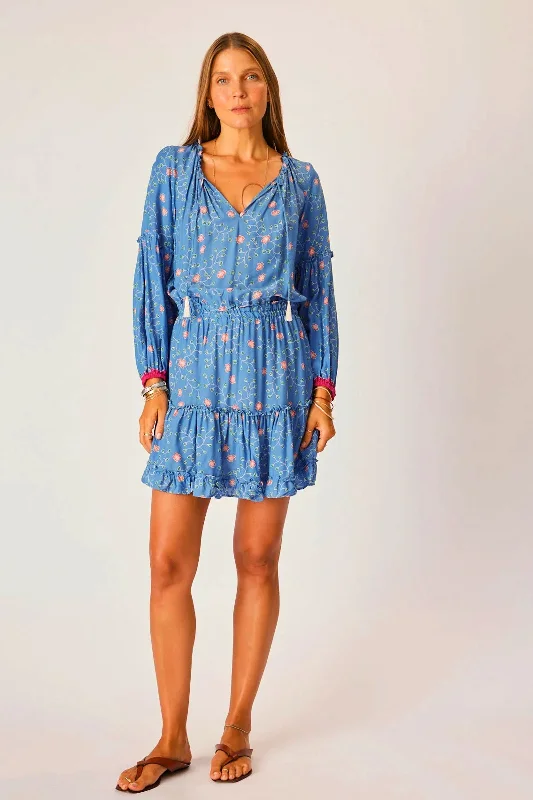 Natalie Martin Maggie Dress in Pinwheel Denim