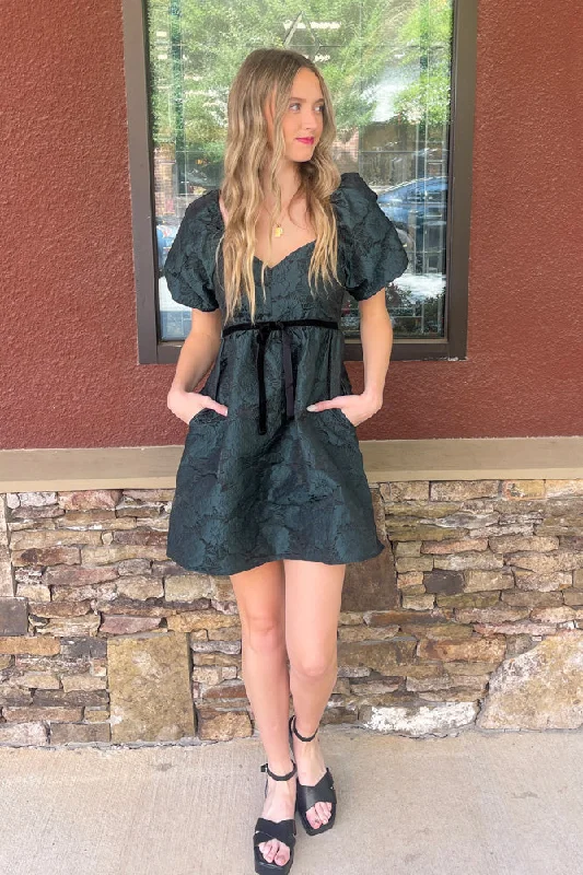 SALE-Forest Nights Dress-Green