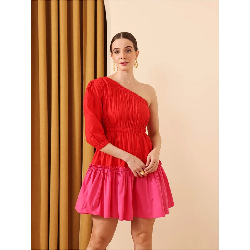 Ashico Gianna Colorblock Summer Dress