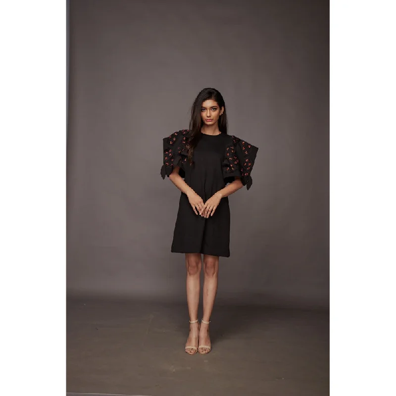 Deepika Arora Shift Dress - Black