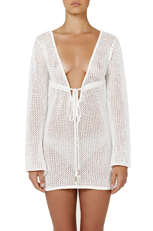 TROPEZ dress- off white