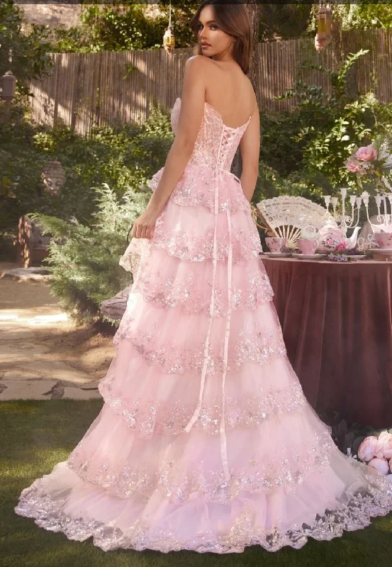 A RUFFLE WITH A CROSET DRESS