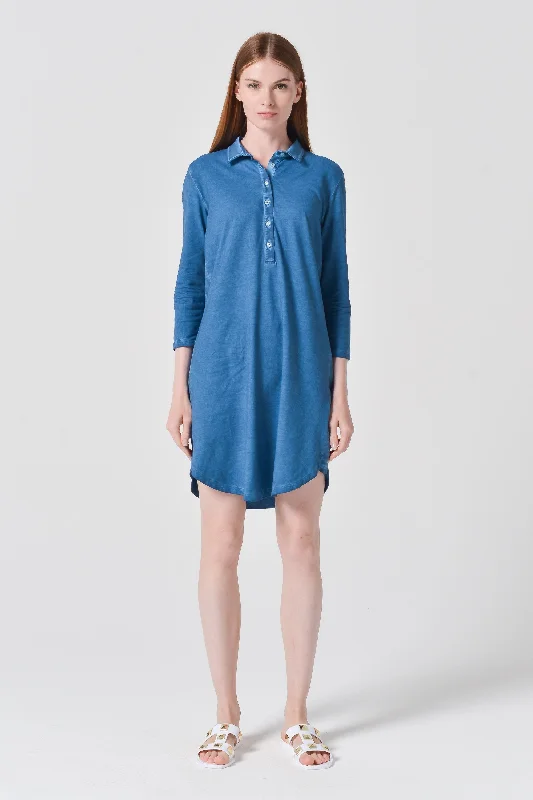 Court Polo Dress - Profondo