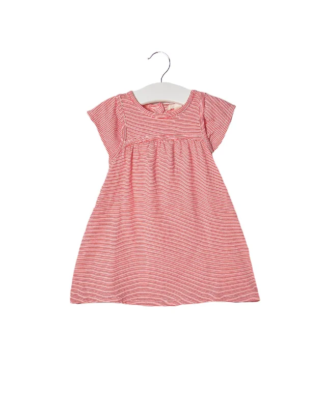 Purebaby Short Sleeve Stripes Dress 0-3M