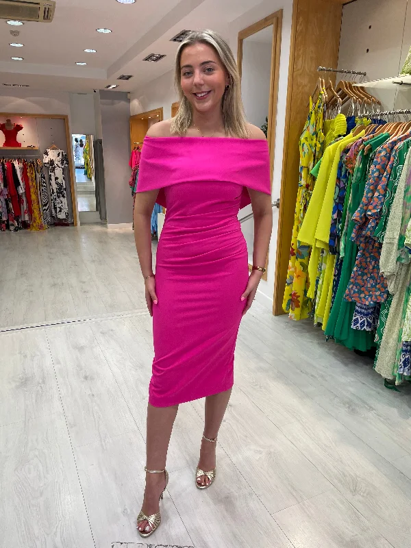 Kevan Jon Hot Pink Kyote Dress