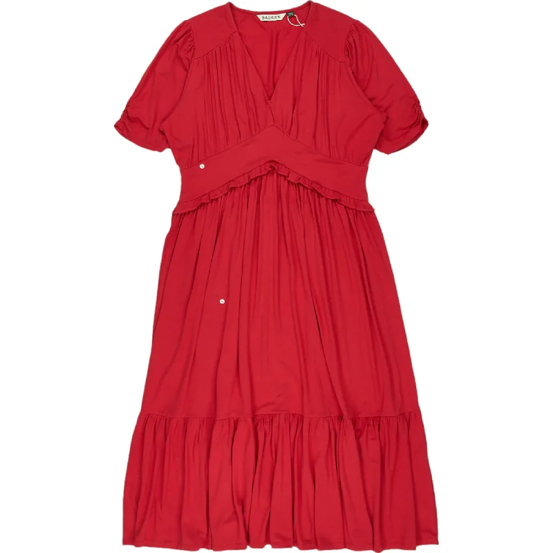 Baukjen Red Ottilie Jersey Dress