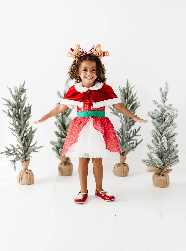 Holiday Gingham Dress Set