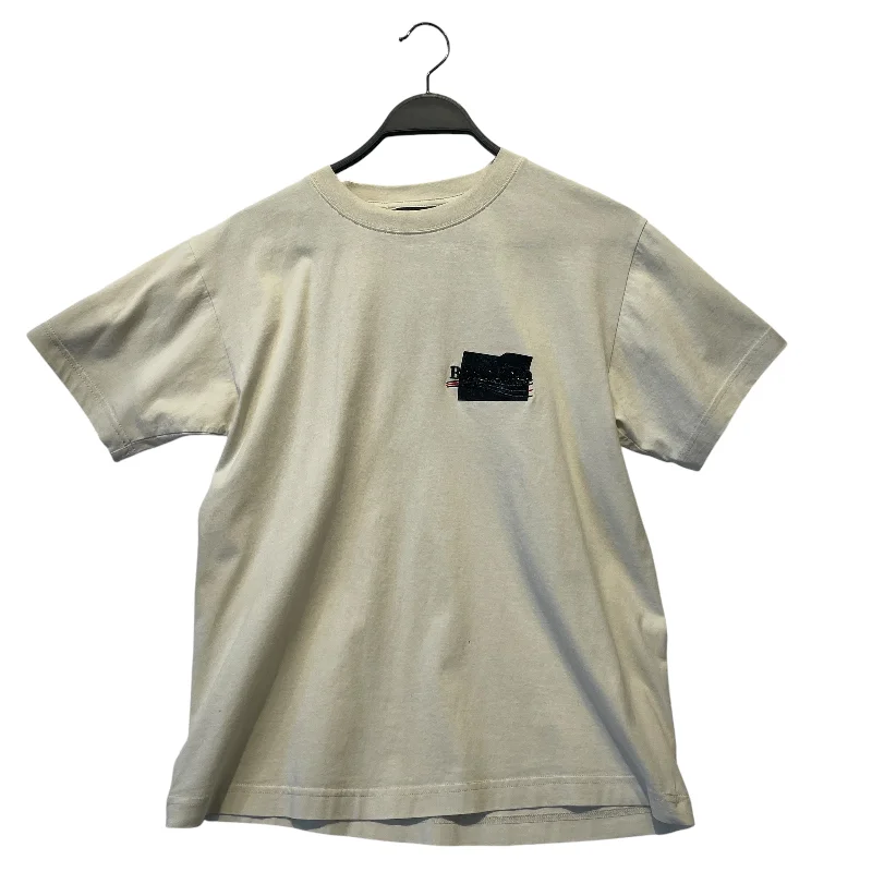 BALENCIAGA/T-Shirt/S/Monogram/Cotton/KHK/ Cozy Warm Stylish