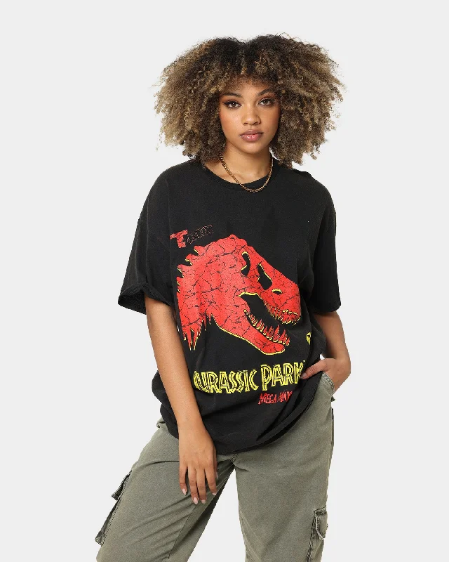 American Thrift X Jurassic Park Mega Mayhem Vintage T-Shirt Black Wash Lace Blend Ribbed Blend Corduroy Blend American Thrift X Jurassic Park Mega Mayhem Vintage T-Shirt Black Wash Lace Blend Ribbed Blend Corduroy Blend