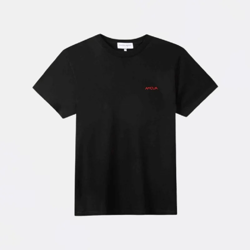 "Amour" Popincourt T-Shirt Houndstooth Herringbone Solid