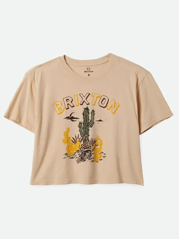 Cactus S/S Boxy T-Shirt Cozy Warm Stylish