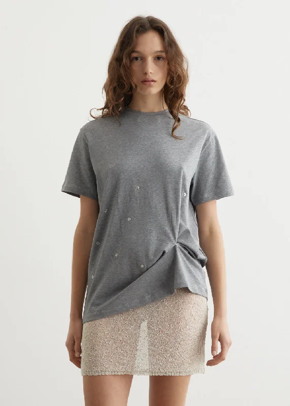 Click T-Shirt Thin T-Shirt Open Front Quick Dry