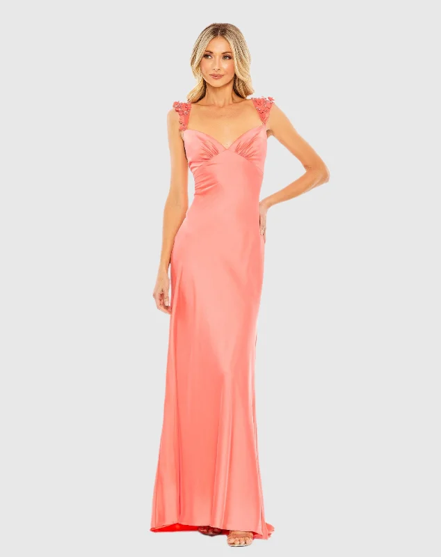 Embellished Empire Waist Column Gown Tunics Designer luxury