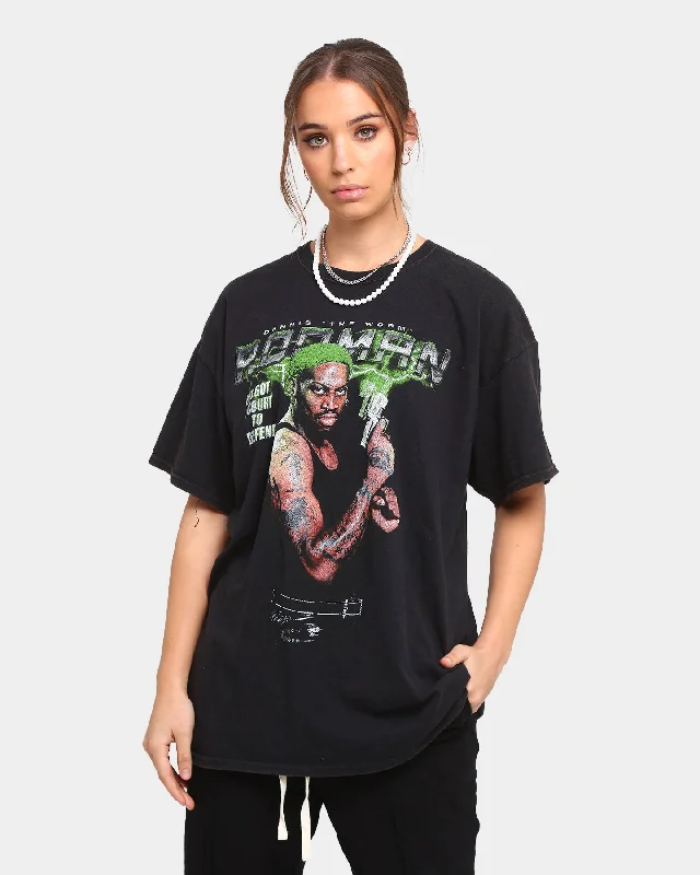 Goat Crew Action Worm Vintage Short Sleeve T-Shirt Black Wash Notch Collar Peter Pan Collar Cowl Neck Goat Crew Action Worm Vintage Short Sleeve T-Shirt Black Wash Notch Collar Peter Pan Collar Cowl Neck