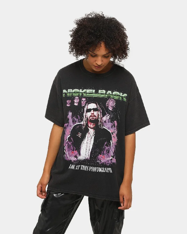 Goat Crew Nickelback Vintage T-Shirt Black Wash Faux Fur Fabric Real Fur Fabric Shearling Fabric Goat Crew Nickelback Vintage T-Shirt Black Wash Faux Fur Fabric Real Fur Fabric Shearling Fabric