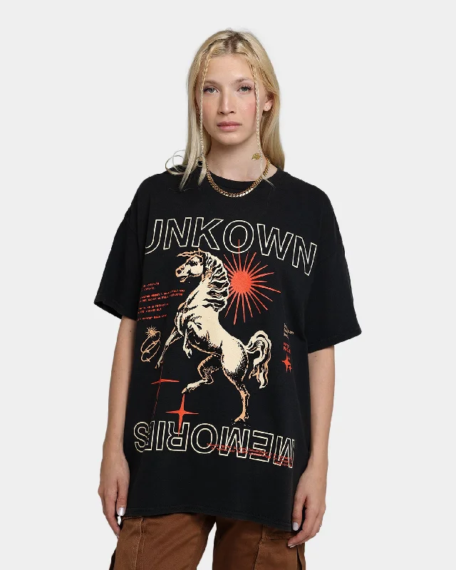 Goat Crew Unknown Memories Vintage T-Shirt Black Wash Mesh Fabric Canvas Fabric Denim Fabric Goat Crew Unknown Memories Vintage T-Shirt Black Wash Mesh Fabric Canvas Fabric Denim Fabric