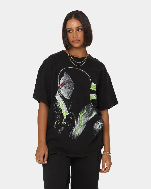 Goat Crew X DC Batman Bane Metal Vintage T-Shirt Black Wash Mesh Blend Leather Blend Suede Blend Goat Crew X DC Batman Bane Metal Vintage T-Shirt Black Wash Mesh Blend Leather Blend Suede Blend