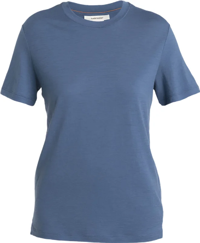 Merino 150 Tech Lite III Short Sleeve Relaxed T-Shirt - Women's|-|T-shirt décontracté à manches courtes Merino 150 Tech Lite III - Femme Striped Floral Plaid Merino 150 Tech Lite III Short Sleeve Relaxed T-Shirt - Women's|-|T-shirt décontracté à manches courtes Merino 150 Tech Lite III - Femme Striped Floral Plaid