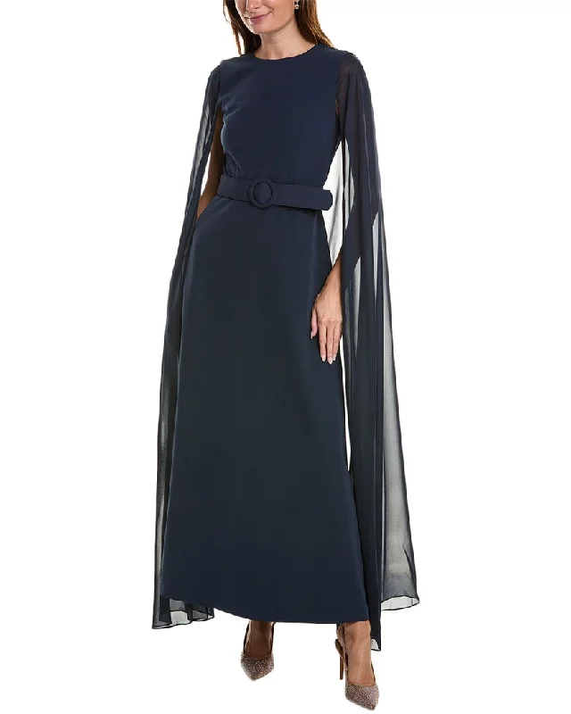 Kay Unger Freya Cape Gown Tunics Luxurious high-end