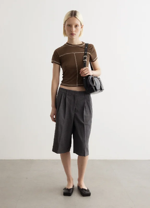 Mercy Short Sleeve T-Shirt Front Pockets Side Pockets Patch Pockets