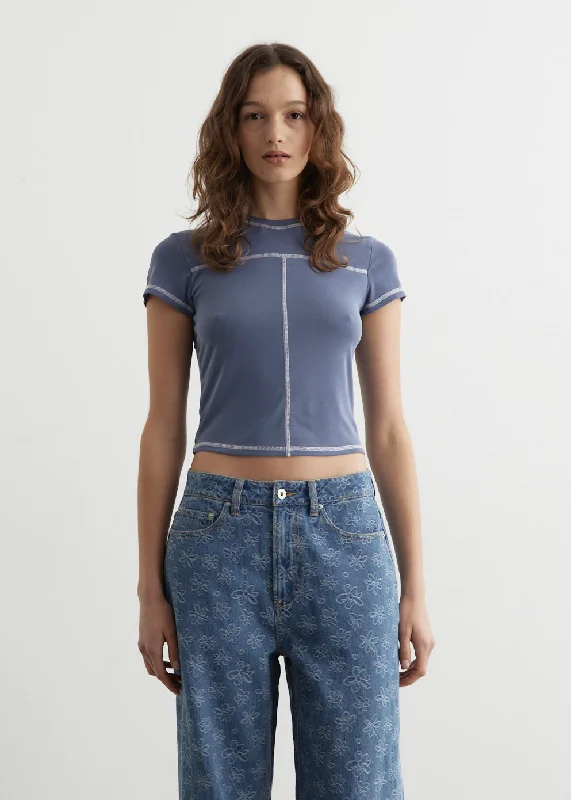 Mercy T-Shirt Chenille Brocade Lace