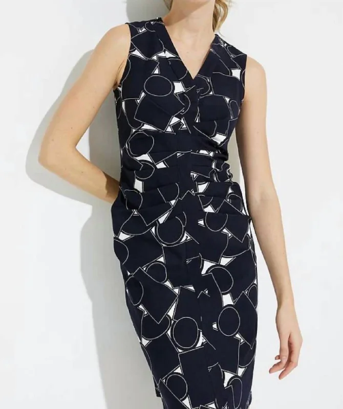 Midnight Blue Dress In Vanilla Midnight Blue Turtleneck Warm Winter