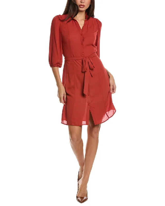 Nanette Nanette Lepore Tie Waist Shirtdress Tunics Exclusive limited