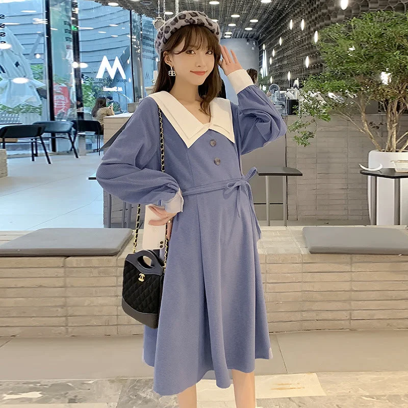 NiDELL Maternity Dress . Autumn Dress for Pregnant Women Autumn Suit Trendy Mom Dress Long Dress Autumn Tunic Top Casual NiDELL Maternity Dress . Autumn Dress for Pregnant Women Autumn Suit Trendy Mom Dress Long Dress Autumn Tunic Top Casual
