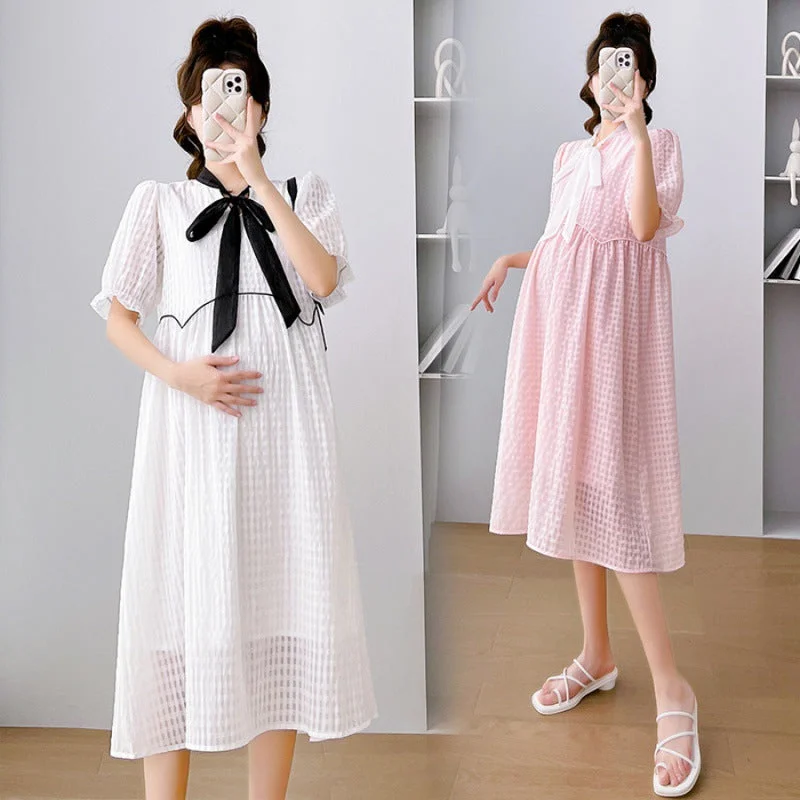 NiDELL Maternity Dress Puff Sleeve Dress Korean Style Loose-Fitting Slim-Fit Long Dress Fairy Maternity Dress Cute Long Dress Tunics Top rated NiDELL Maternity Dress Puff Sleeve Dress Korean Style Loose-Fitting Slim-Fit Long Dress Fairy Maternity Dress Cute Long Dress Tunics Top rated