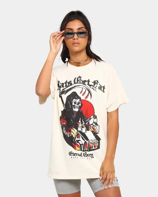 Rats Get Fat Eternal Grey Vintage T-Shirt Natural Anti-Shrink Durable Soft