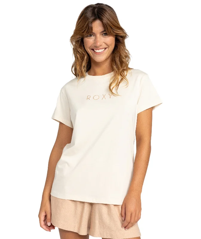 Roxy Just Do You T-Shirt Basic T-Shirt Crew Neck Short Sleeve