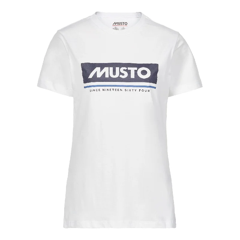 WOMEN'S MUSTO T-SHIRT 2.0 Houndstooth Herringbone Solid