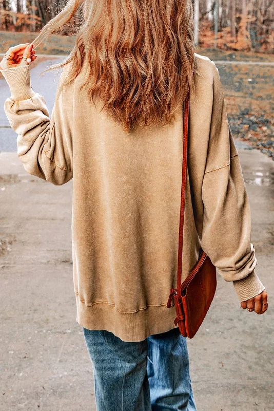 Asymmetrical Knit Sweater Notch Collar Peter Pan Collar Cowl Neck