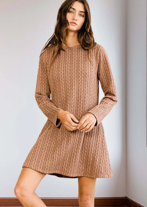 Fashionable Tunic Sweater Dress Made in USA Oversized Loose Flowy