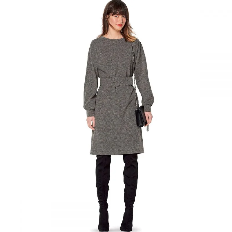 Burda Sweater Dress 6180 Elegant Classic Vintage